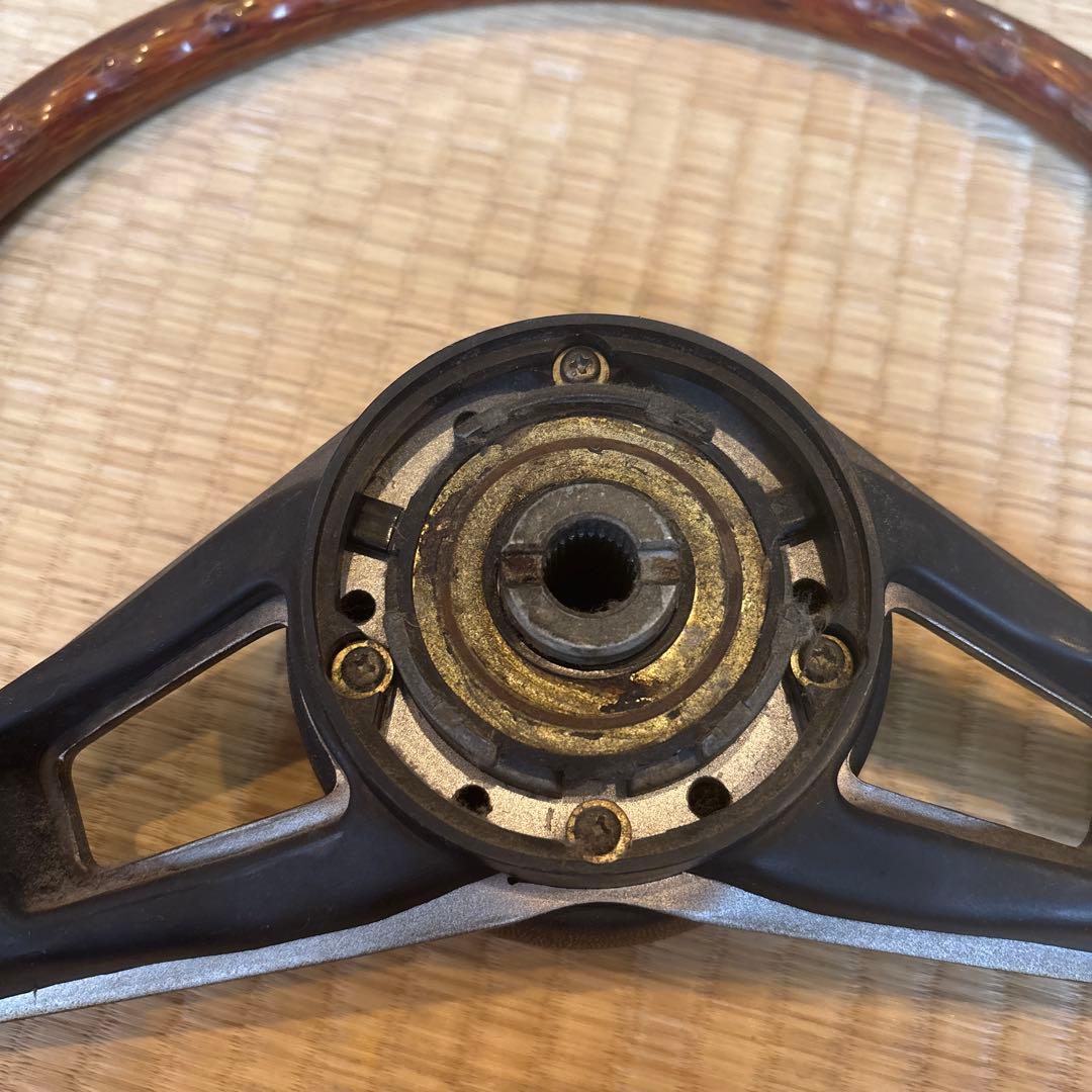 ホンダ シビック ウッド ステアリングホイール ハンドル 旧車 当時物