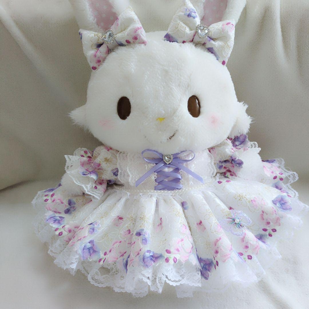 ウィッシュミーメルコスチューム　メルメルドール　ピンク紫花びらコス　1488