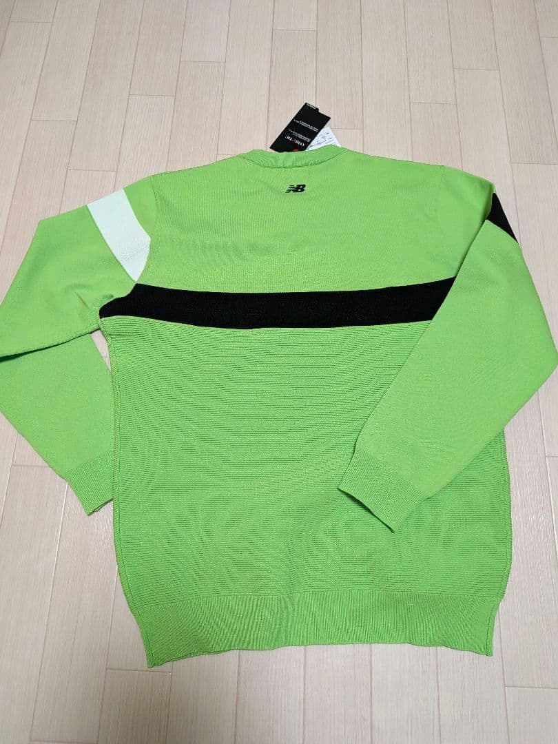 新品　ニューバランス グリーン セーター　L
