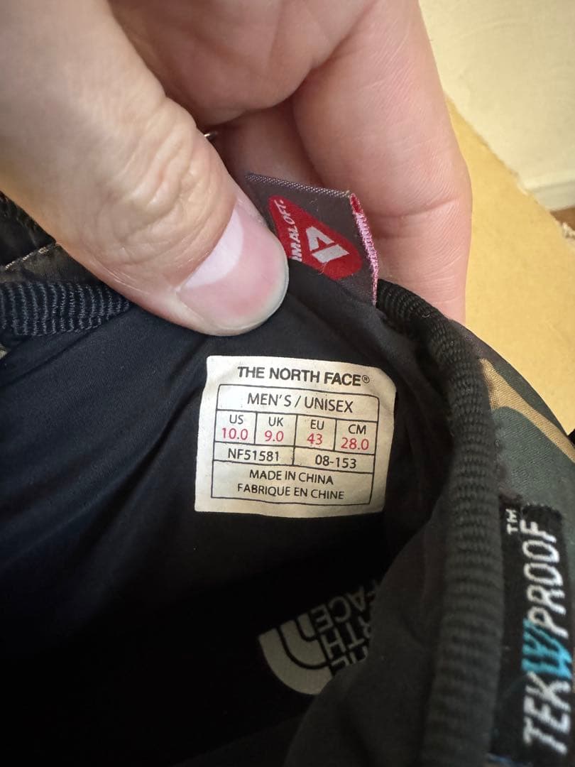 廃盤THE NORTH FACE 迷彩 カモフラージュ チャッカブーツ