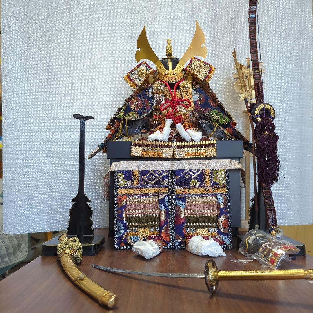 鎧兜五月人形　　弓矢　　日本刀