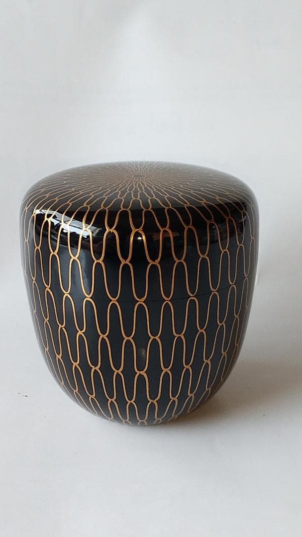 Gojyo初瀬川柳庵 作 出世 アミ棗即中斎好宗匠在判箱書花押共箱共布新品