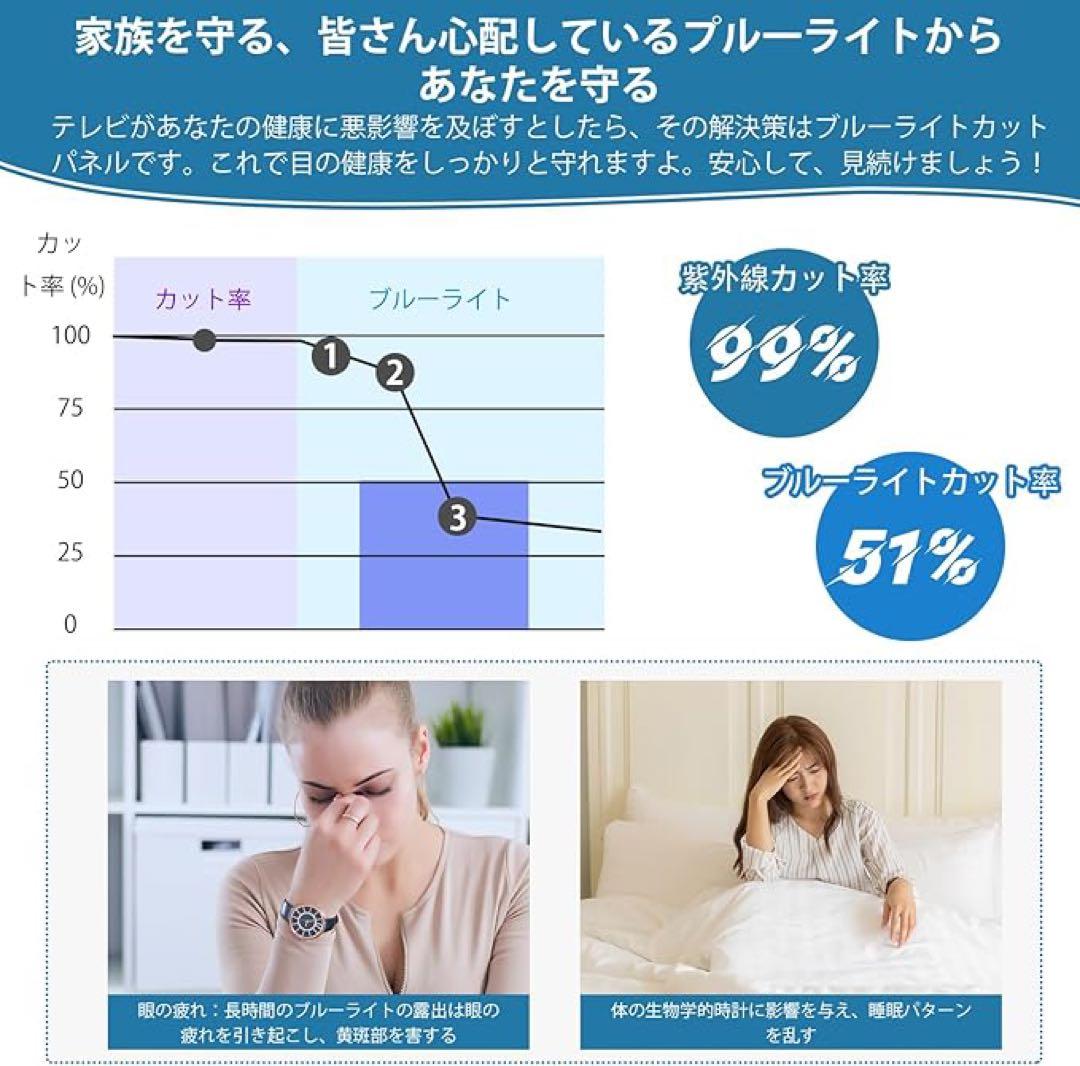 未開封❤️液晶テレビ保護パネル 75インチ テレビカバー アクリル製