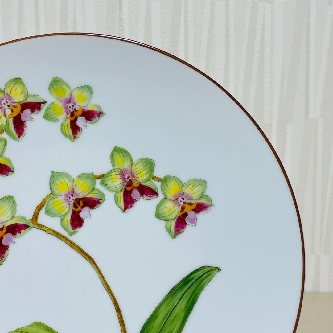 HERMES エルメス オルキデ プレート 皿 蘭 NO.9