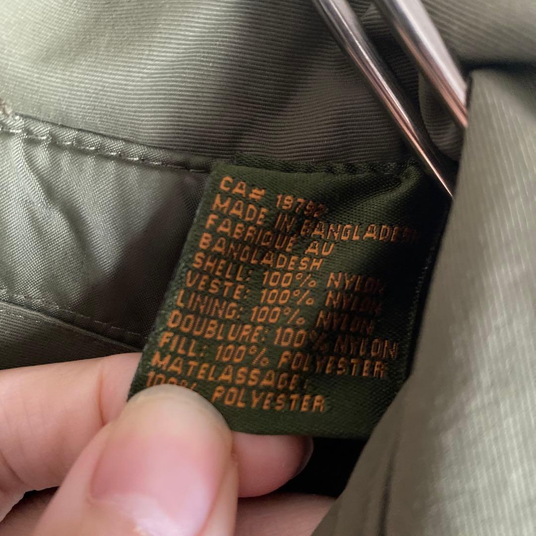 90s00s Timberland ナイロンA-2 type デッキジャケット