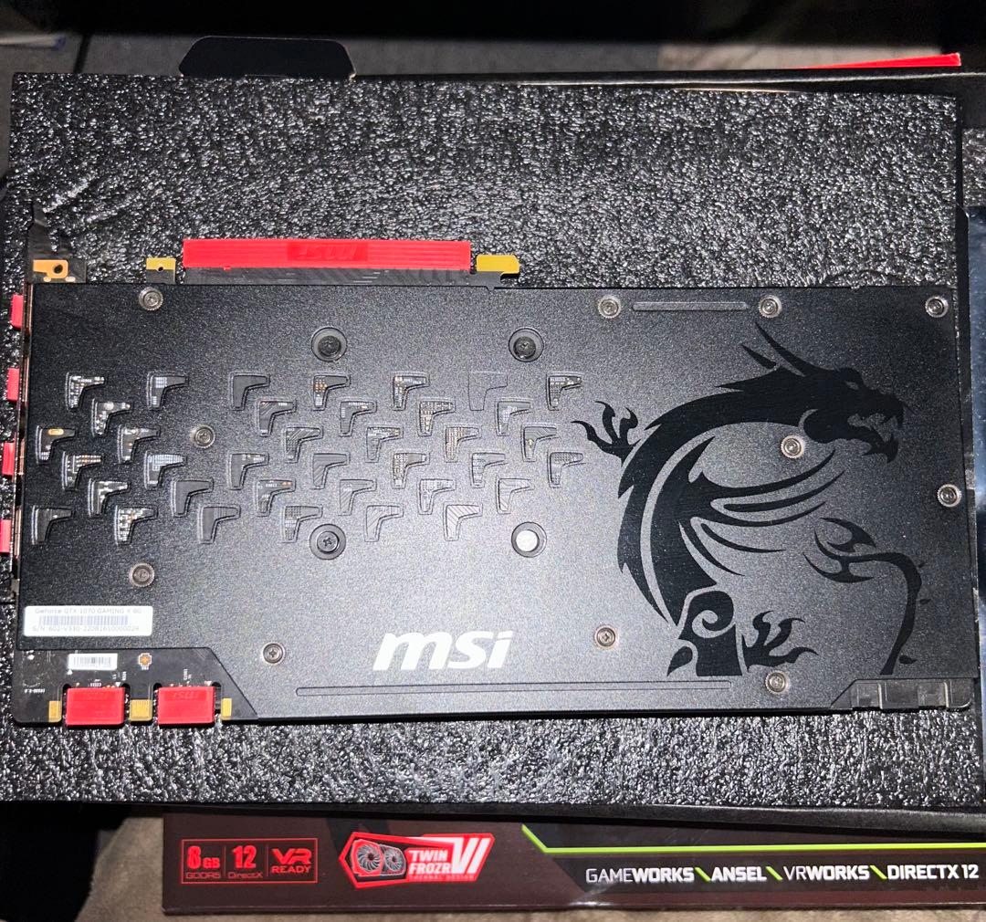 グラフィックボード・グラボ・ビデオカード msi GTX1070-8GB