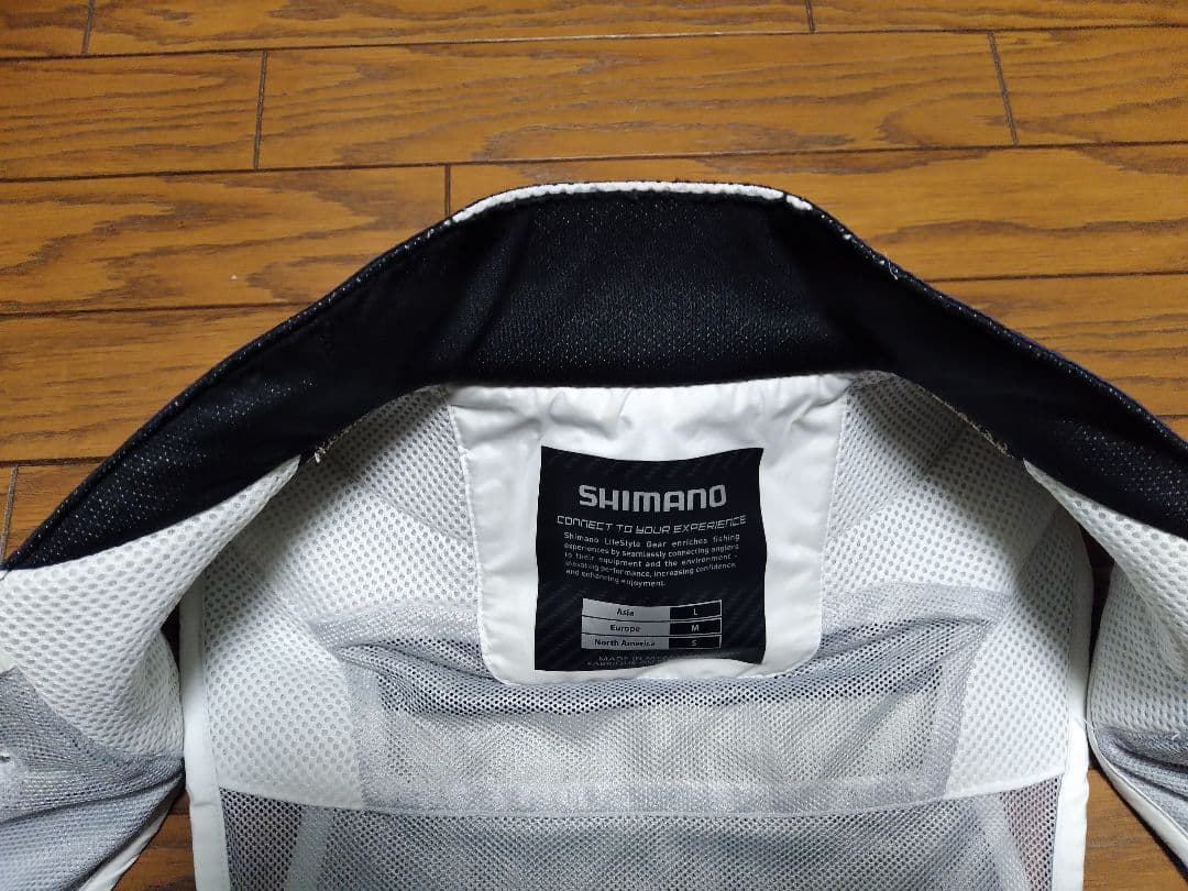 シマノ　LIMITED PRO 鮎　フィッシングベスト ホワイト・ブルー　L