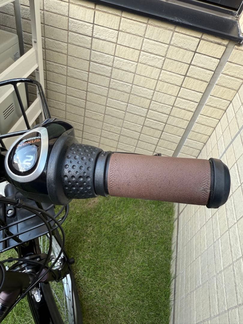 手渡し希望❗️パナソニック　電動アシスト自転車　グリッター　リヤカゴ　オプション付