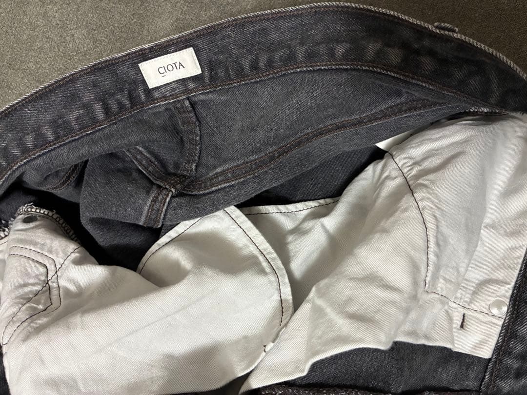 CIOTA ワイドテーパードデニム　サイズ:32