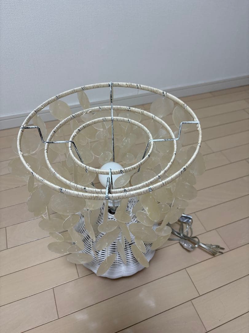 【最終値下げ】シェルランプ　間接照明 貝殻 ランプ