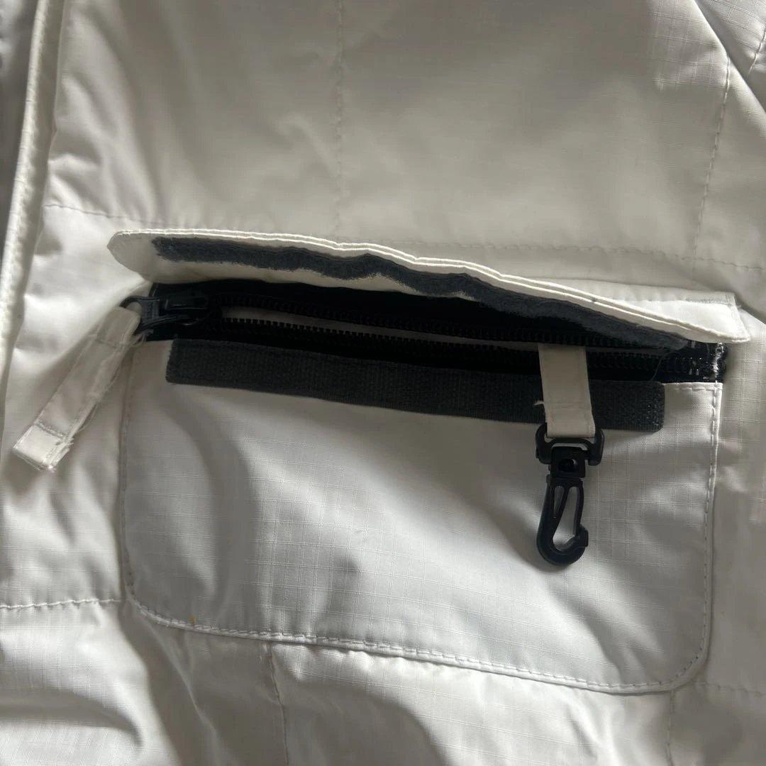 SISTA-J スキーウェア Mサイズ ホワイト/ブラック