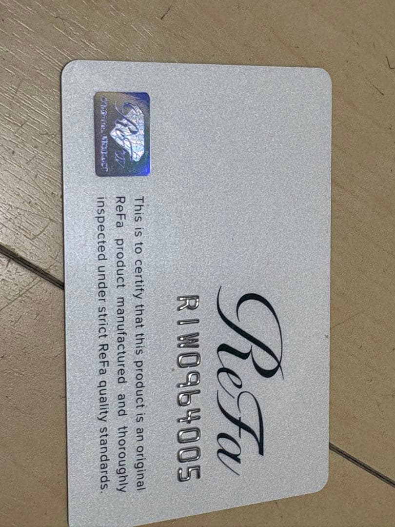 ReFaストレートヘアアイロン Re-AC02A 2023年製　24年購入