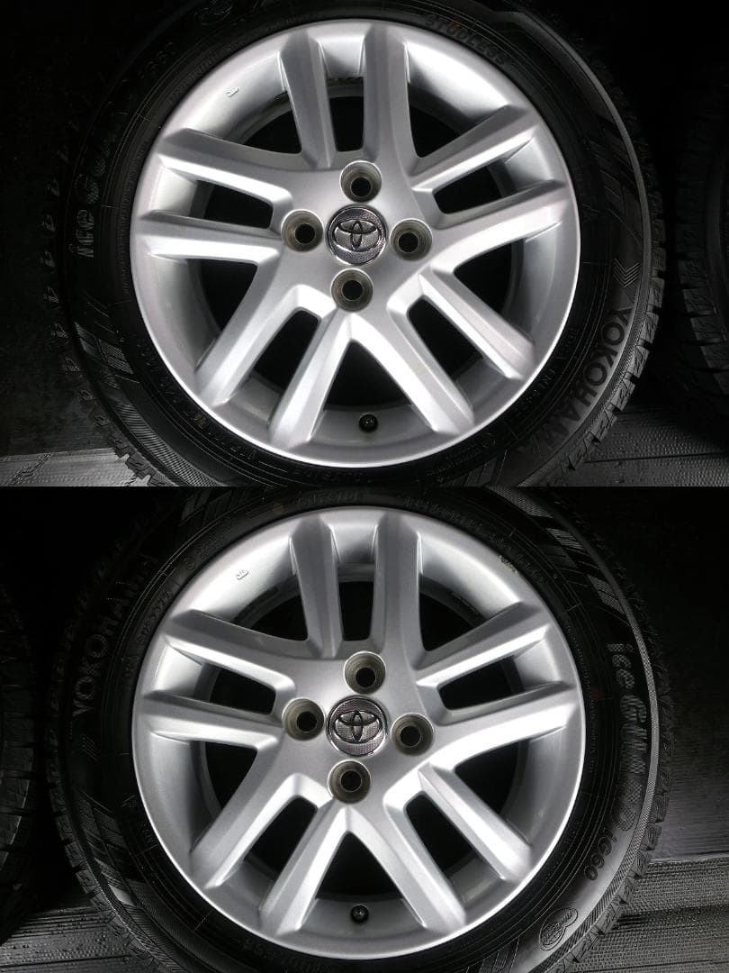 トヨタ純正 160系フィールダー イボ付き 国産スタッドレス 185/60R15