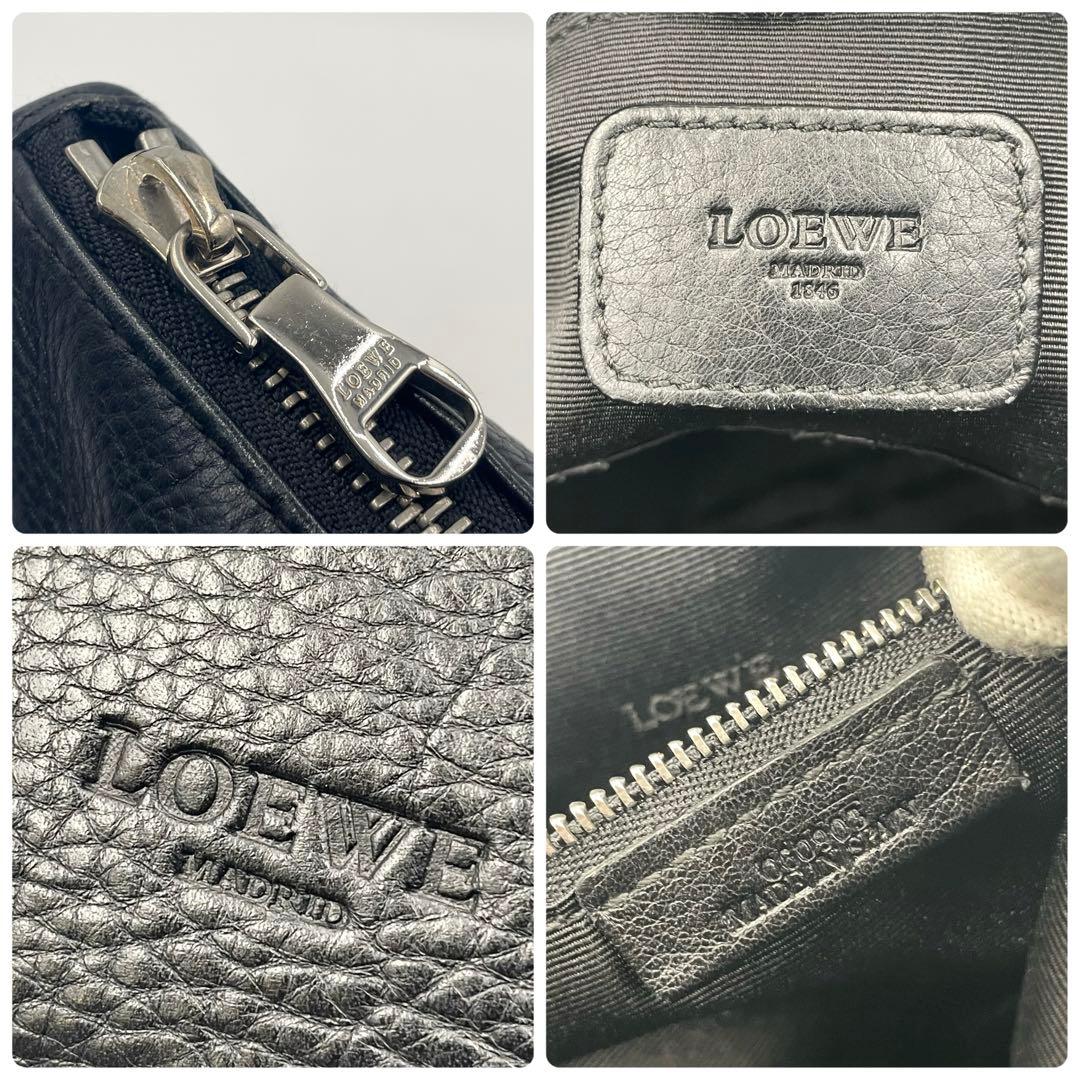 ロエベ LOEWE トレド ビジネスバッグ ブリーフケース オールレザー 黒