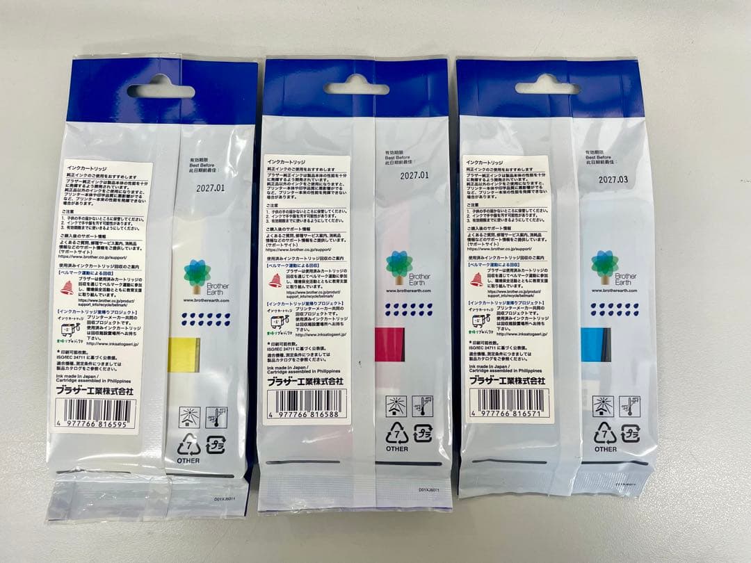 brother ブラザー 純正インク 417XL 3色セット　新品未使用