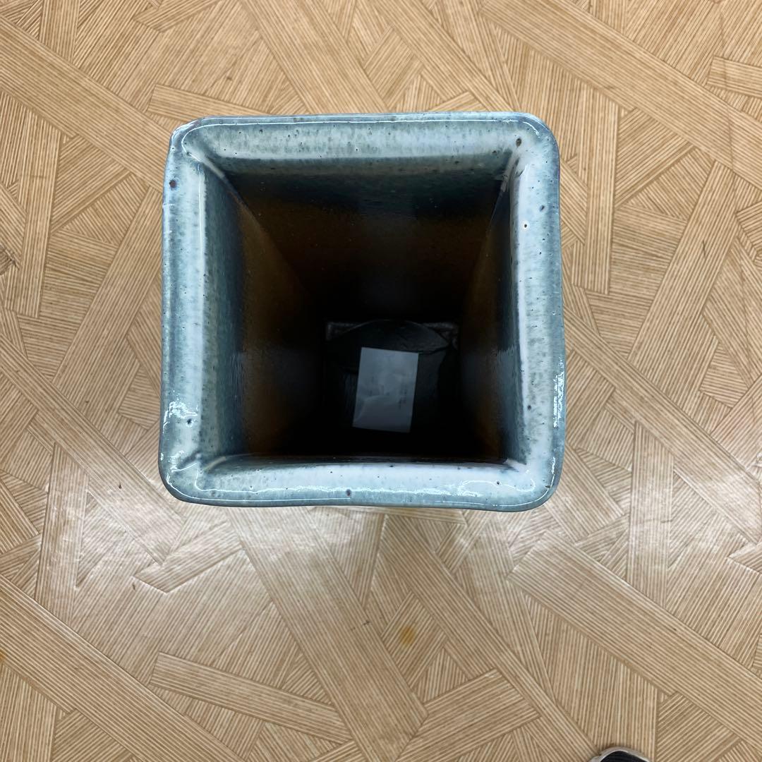 信楽焼傘立て角線模様