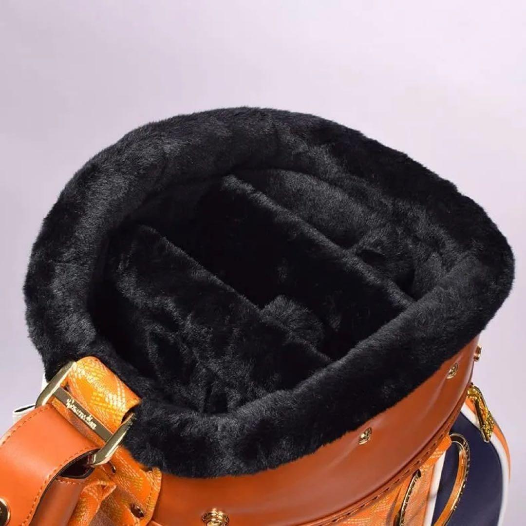 RALLINA キャディバッグ (イエローネイビー)