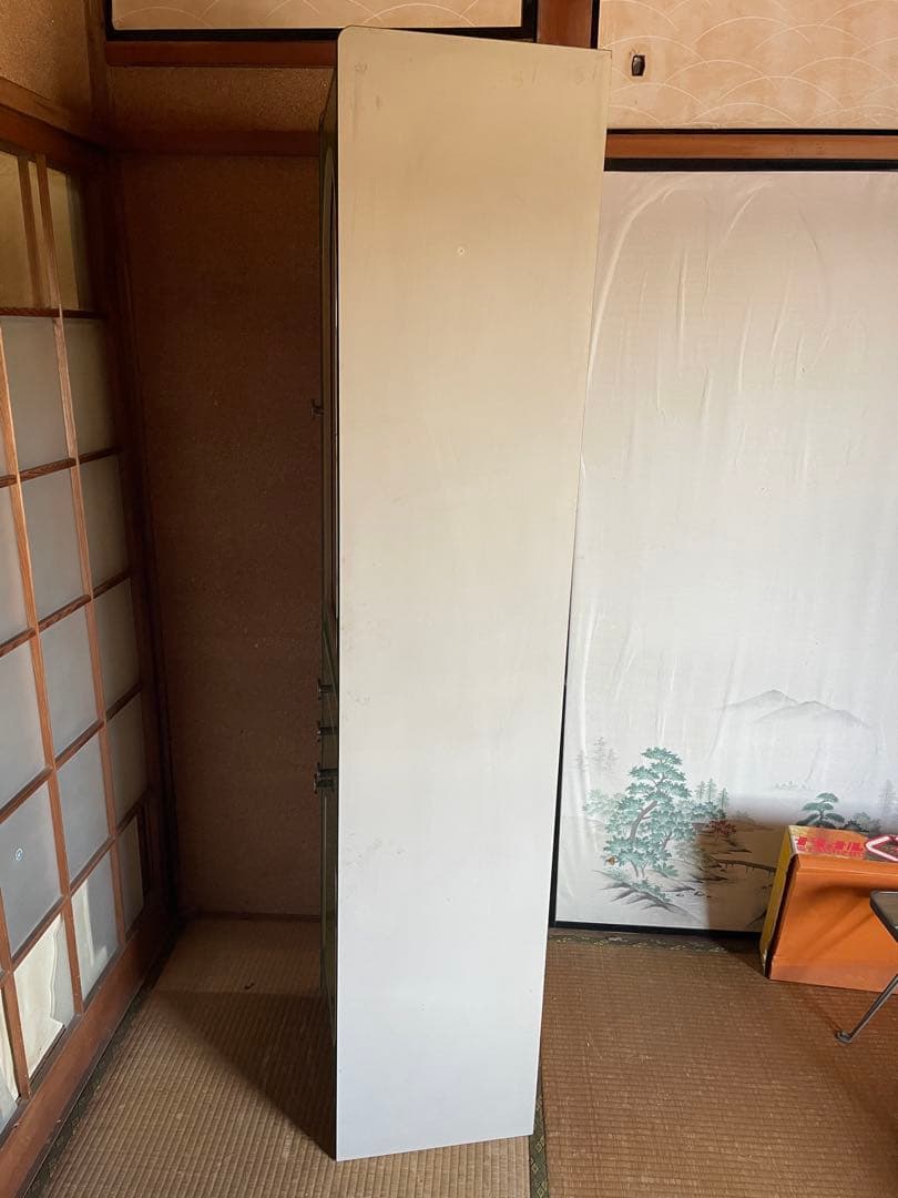 昭和 レトロ ポップ 収納タンス 飾り棚 収納棚 ポップカラー アーチ窓