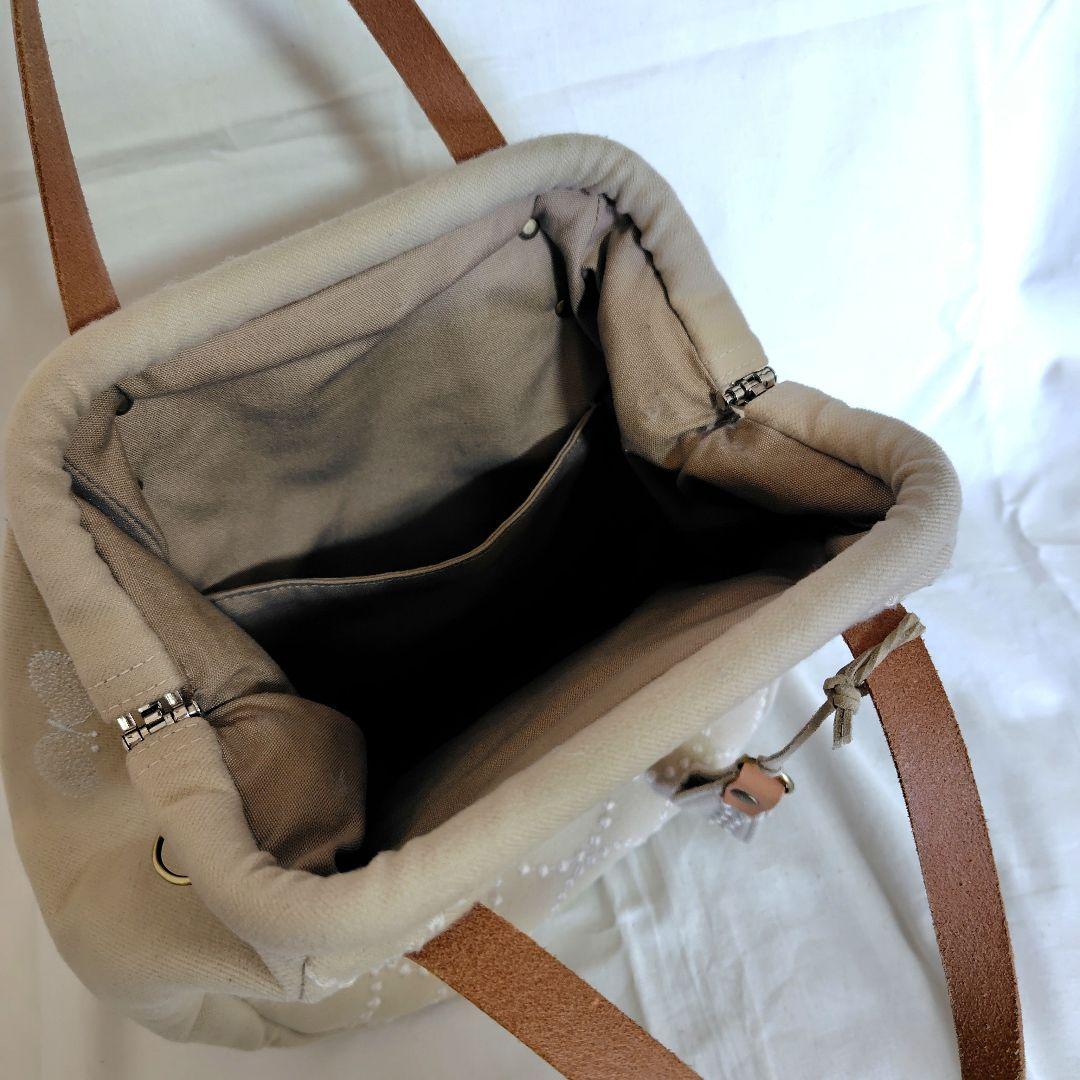 最終値下げ　12/29削除予定　ハンドメイド　ミナペルホネン　バッグ