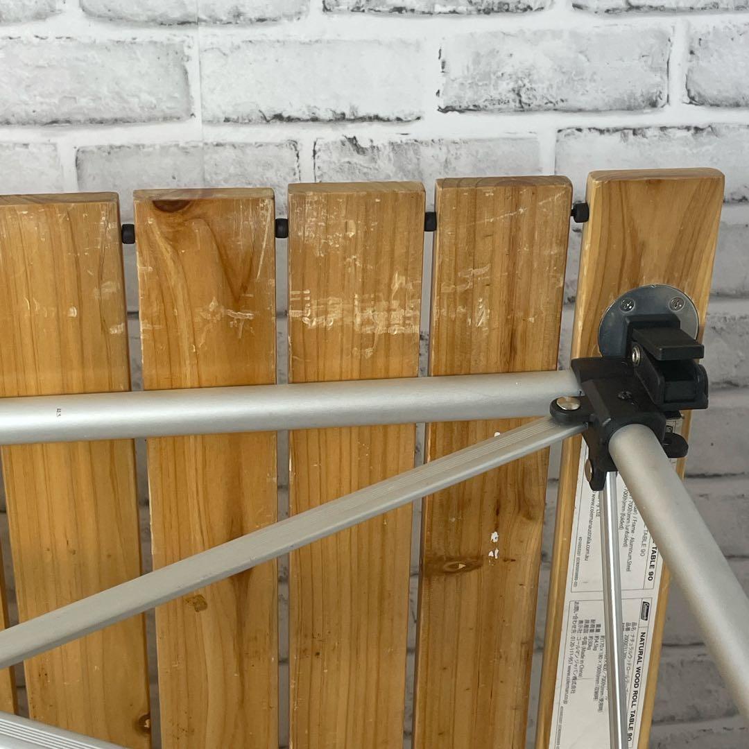 Coleman コールマン ナチュラルウッドロールテーブル 90