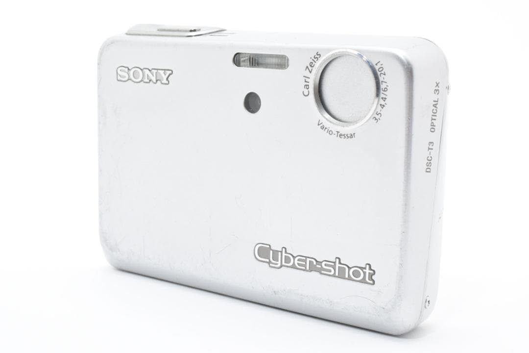 【美品】SONY Cyber-shot DSC-T3 シルバー　動作確認済