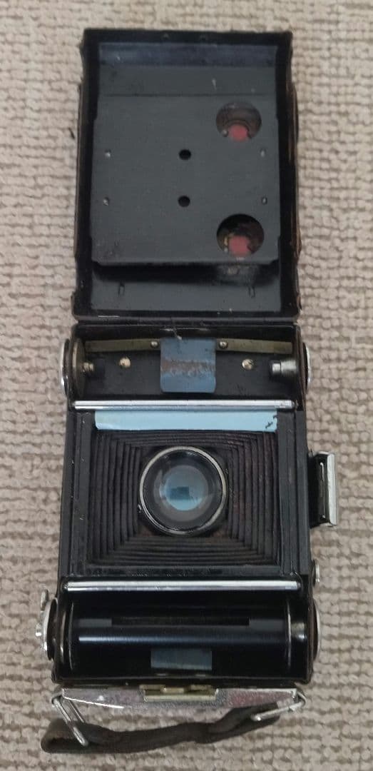 【貴重!】スプリング（蛇腹）カメラ　セミライラ　SEMI-LYRA　富士光学