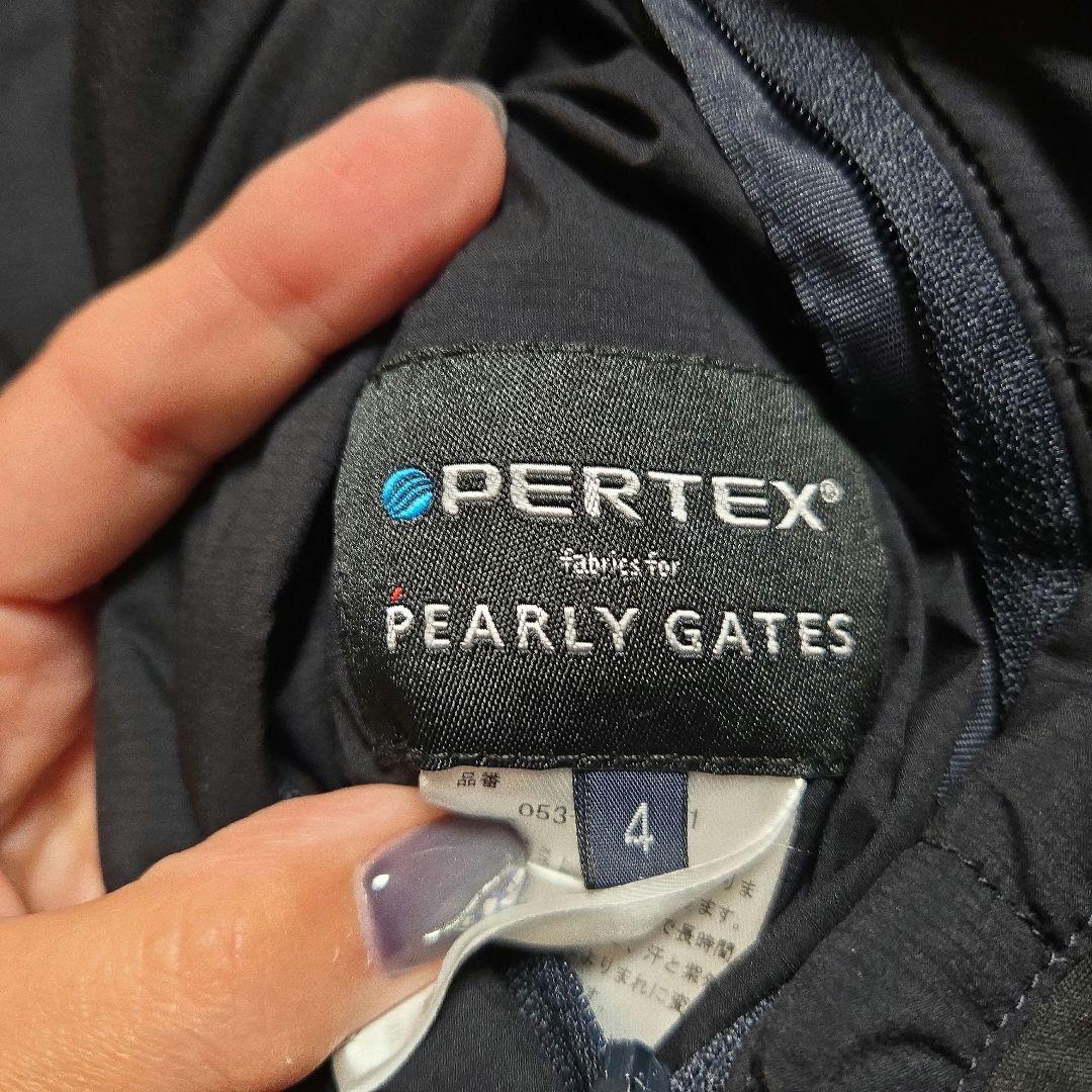 極美品 パーリーゲイツ高機能　PERTEX 中綿　リバーシブル 　4way 4