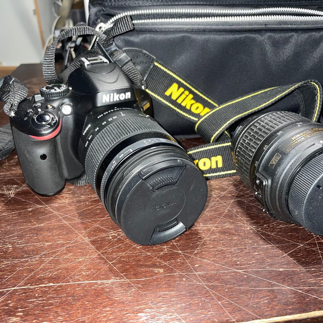 Nikon D5100 本体　バック　レンズなど