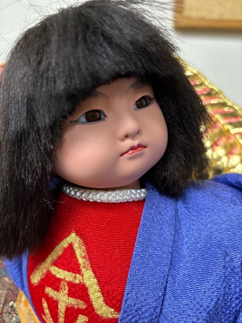 オリジナル五月人形　金太郎　鯉担ぎ