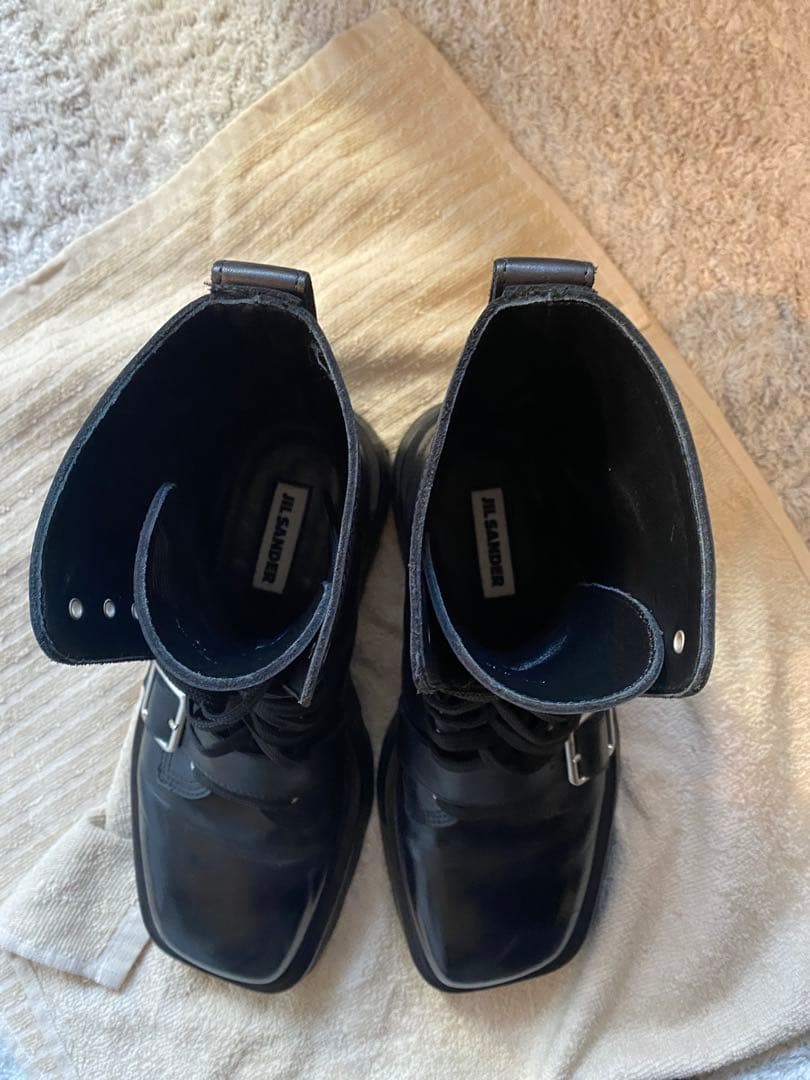 JIL SANDER 23ss resort スクエアトゥバックルブーツ