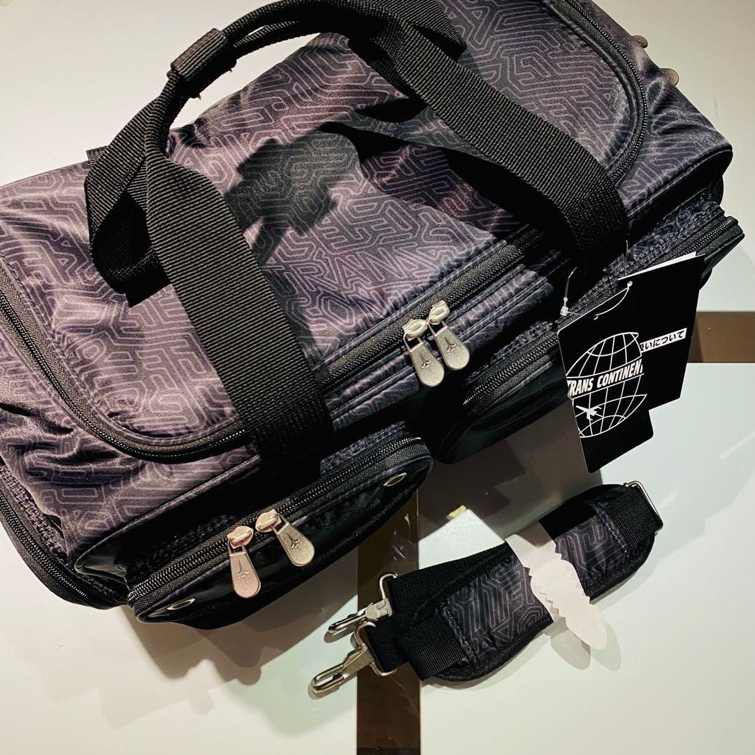 【新品】トランスコンチネンツ　ボストンバッグ　軽量大容量　黒　ゴルフ　GOLF