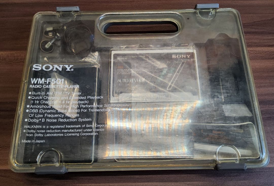 【未使用品 超レア】 SONY ウオークマン WM-F501 ホワイト ジャンク