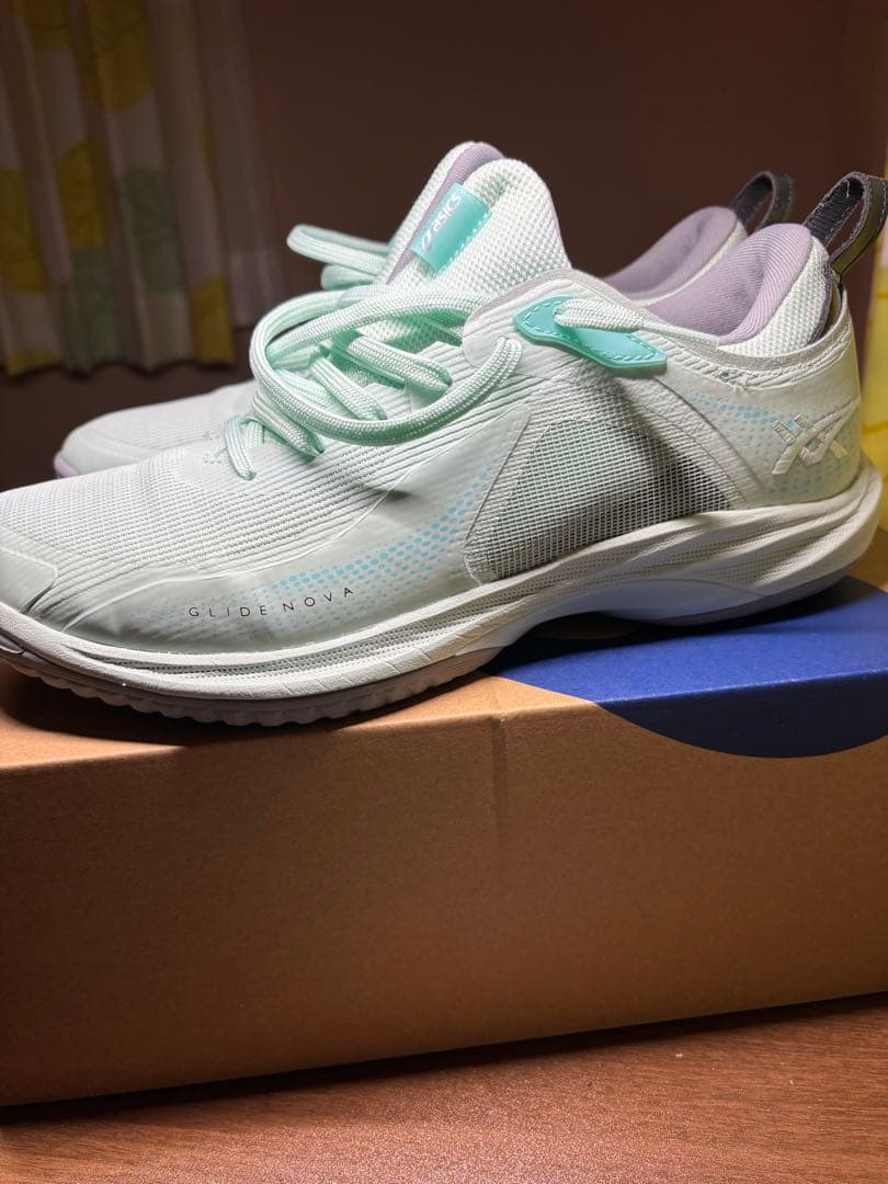 美品！27cm ミントグリーン ASICS GUIDE NOVA ff4
