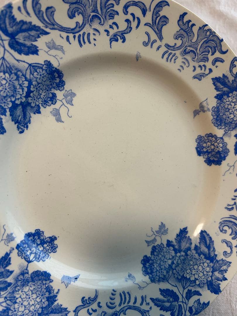 美品　サンタマン　ブールドネージュ　コンポティエ　紫陽花　フランスアンティーク