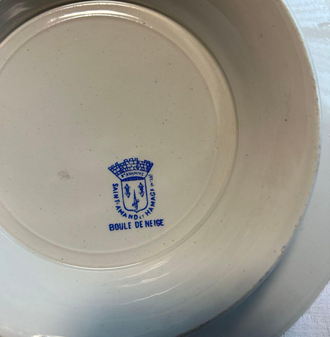 美品　サンタマン　ブールドネージュ　コンポティエ　紫陽花　フランスアンティーク