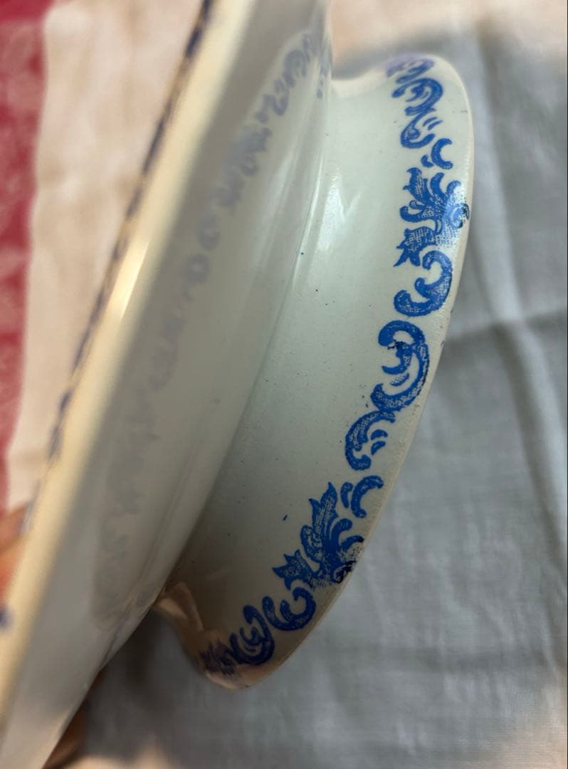 美品　サンタマン　ブールドネージュ　コンポティエ　紫陽花　フランスアンティーク