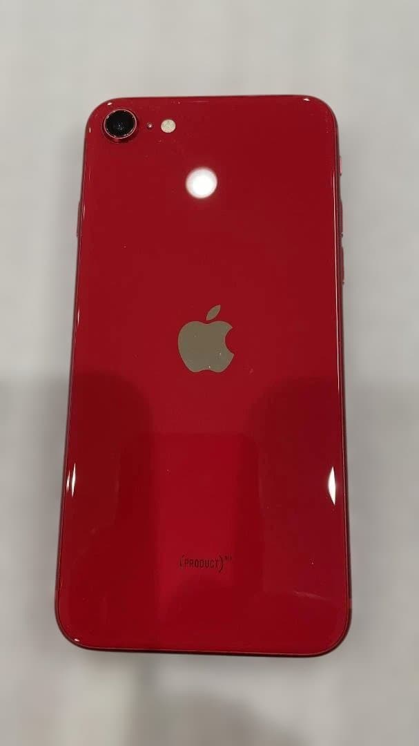 超美品 iPhone SE (第2世代) 64GB 赤 iFaceケース付き