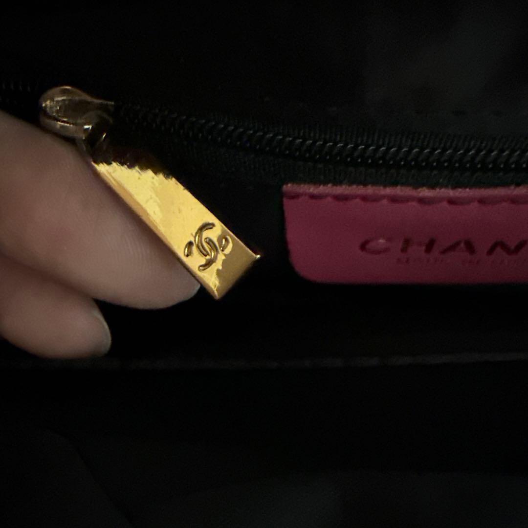 CCマーク　ピンクバック　ショルダー　ボディクロス