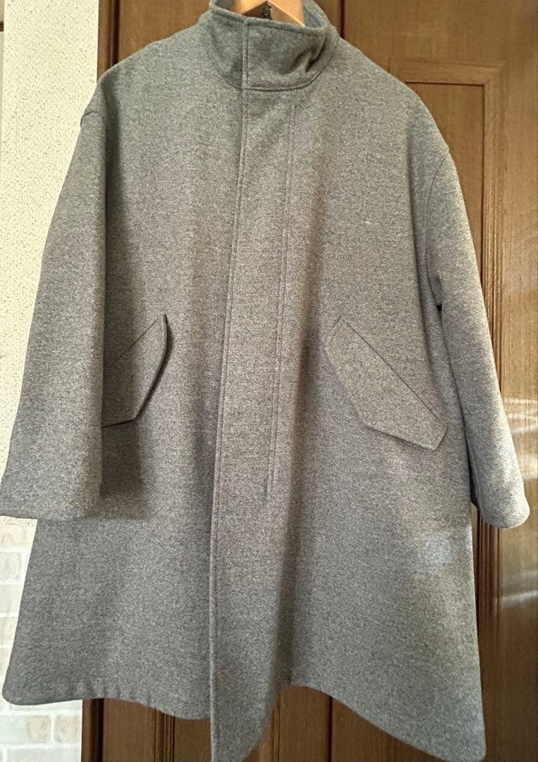 スピックアンドスパン⭐︎メルトン M-65 フィールドコート グレー サイズ36