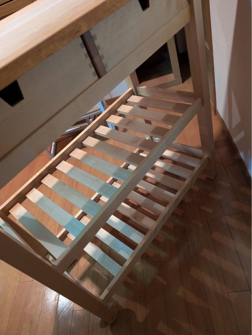 【送料込】IKEA フォルホイア キッチンワゴン 収納木製家具 動く棚 引き出し