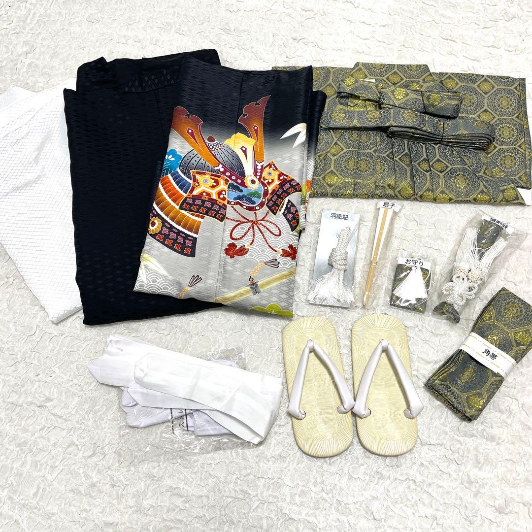 男の子　5歳　7歳　七五三　着物　袴