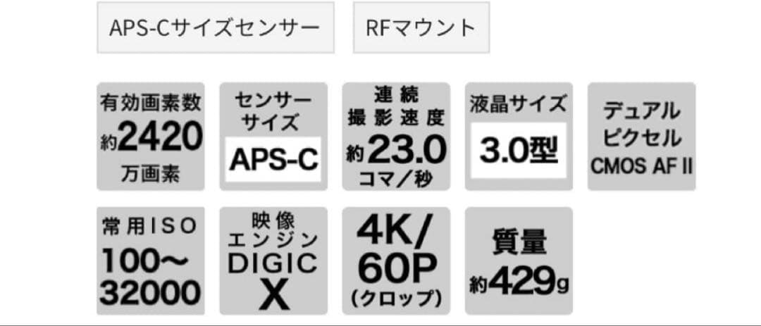Canon EOS R10 ミラーレス 一眼レフ カメラ スポーツ