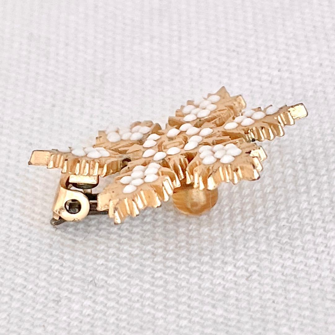 CHANEL シャネル　ココマーク　雪の結晶　イヤリング　ヴィンテージ　片耳美品