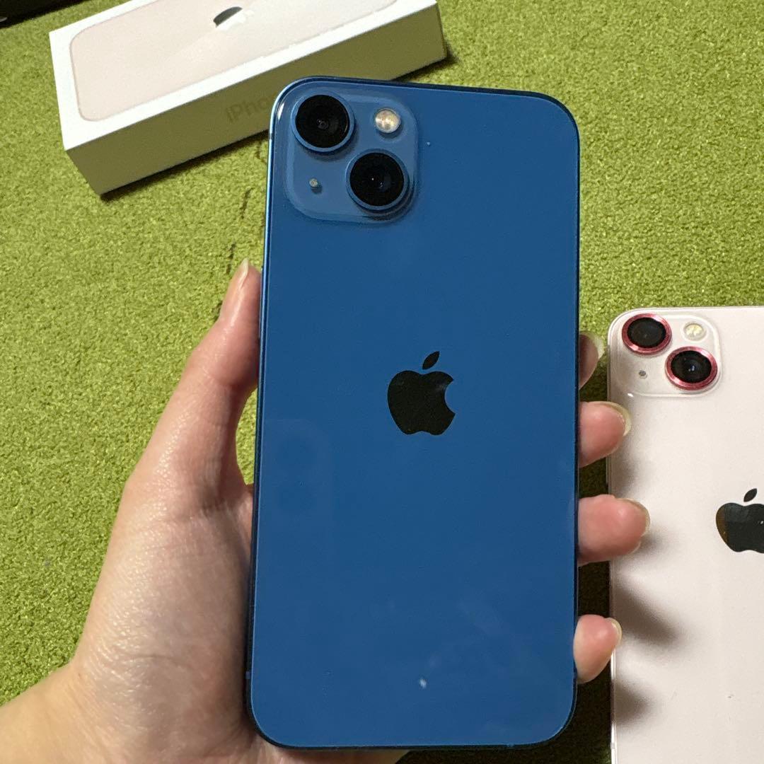 iPhone13 2個セット 箱あり ピンク ブルー 256GB 128GB