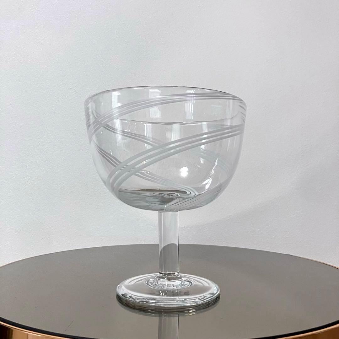 Nuutajarvi ヌータヤルヴィ ガラスボウル アートピース