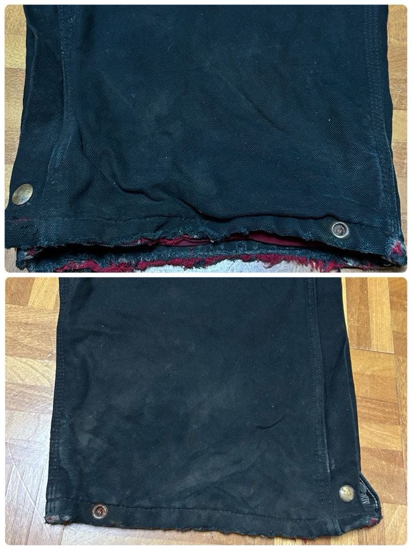 カーハートCarhartt 中綿 ダック地 ダブルニーオーバーオール S131