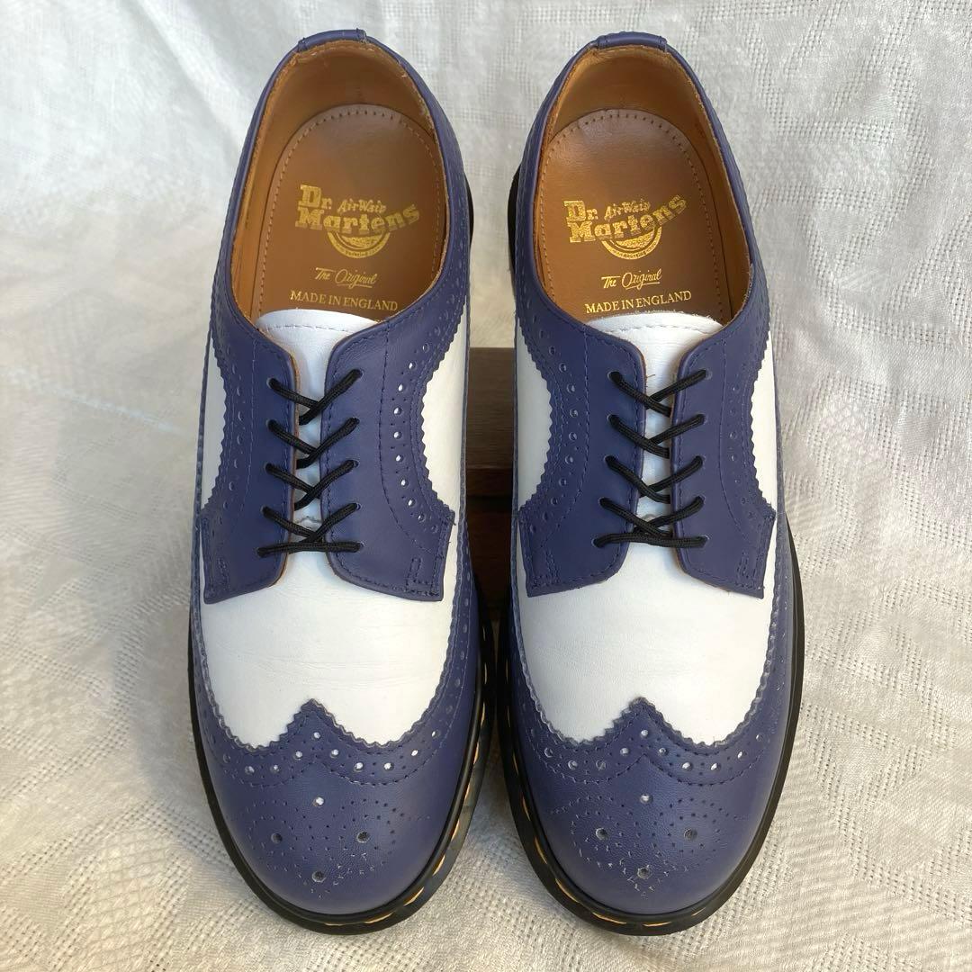 美品 ドクターマーチン 3989 イングランド製 ウィングチップ フルブローグ