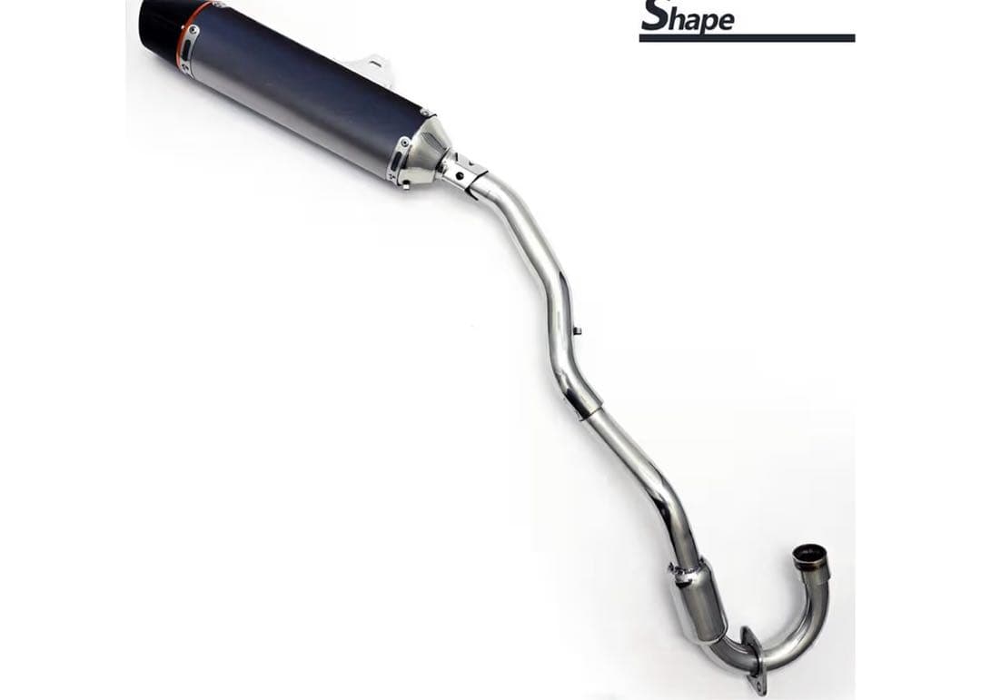 ステンレススチール マフラー 440mm