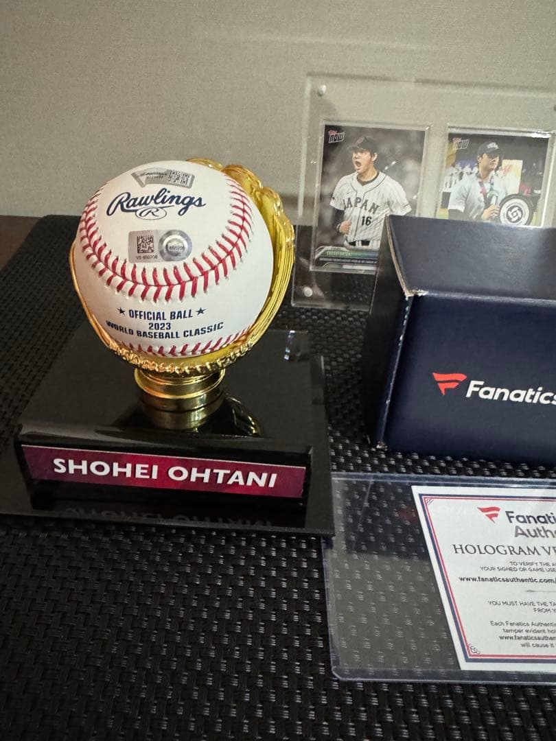 【じゃりんこ】大谷翔平 WBC公式球 直筆サインボール MLB公式