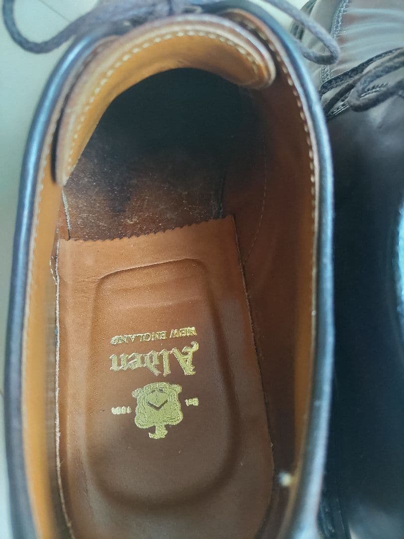 オールデン　コードバン　Uチップ　スクエアトウ　バリーラスト　濃茶　マホガニー